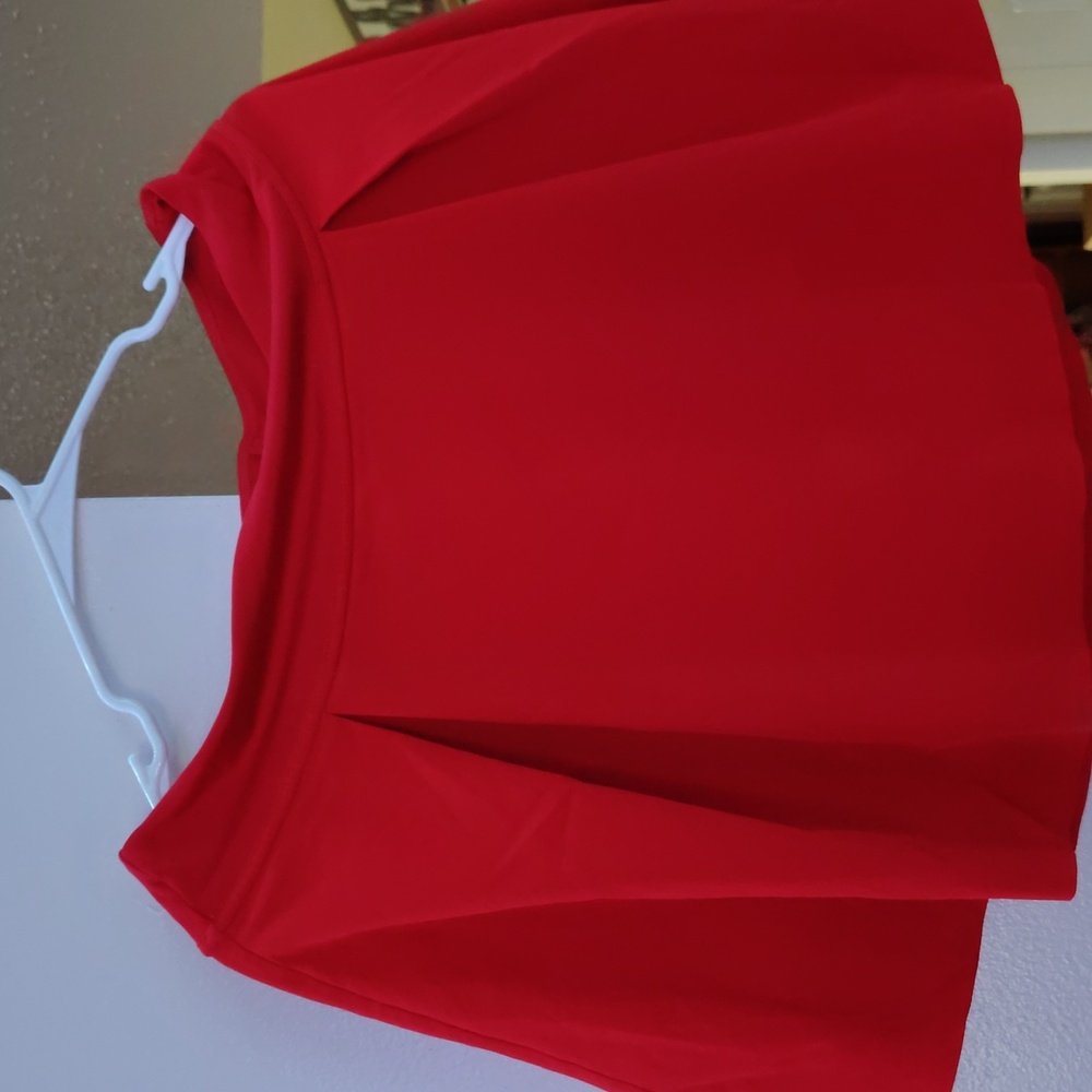 Red skirt